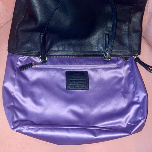 COACH Black Leather Shoulder Tote Style Number 25066 - 2013 - Picture 12 of 14